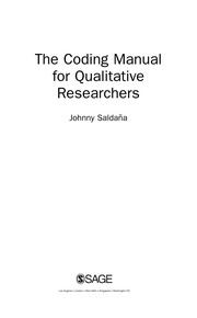 The coding manual for qualitative researchers /