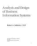 Analysis and design of business information systems /