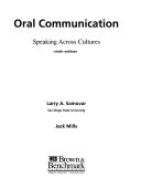 Oral communication : speaking across cultures /