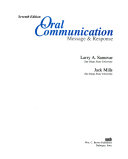 Oral Communication : message and response /