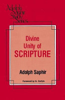 Divine unity of scripture /