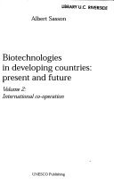 Biotechnologies in developing countries : present and future /