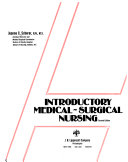 Introductory medical surgical nursing /