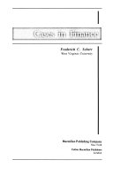 Cases in finance /