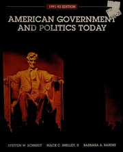 American government and politics today /