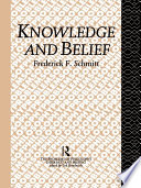Knowledge and belief