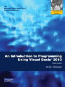 An introduction to programming using Visual Basic 2010 : with microsoft visual studio 2010 express edition DVD /