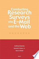 Conducting research surveys via e-mail and the Web