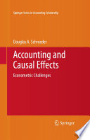 Accounting and Causal Effects Econometric Challenges /