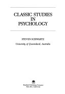Classic studies in psychology /