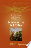 Remembering Sir J.C. Bose