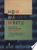 How we write writing as creative design /