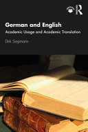 German and English : academic usage and academic translation /