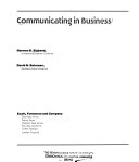 Communicating in business /