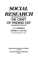 Social research : the craft of finding out /