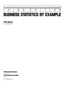 Business statistics by example /