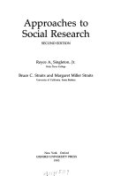 Approaches to social research /