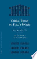 Critical notes on Plato's Politeia