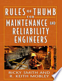 Rules of thumb for maintenance and reliability engineers