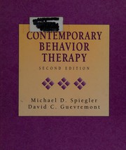 Contemporary behavior therapy /