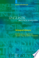 Metasprachdiskurse Einstellungen zu Anglizismen und ihre wissenschaftliche Rezeption /