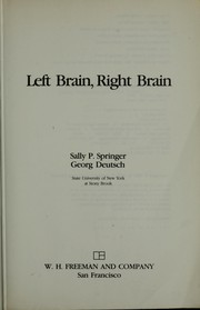 Left brain, right brain /