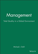 Management : total quality in a global environment /