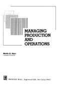 Managing Production and Operations /