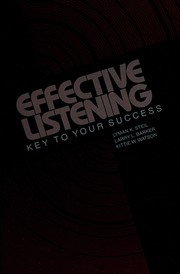 Effective listening : key to your success /