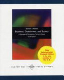 Business, government, and society : a managerial perspective texts and cases /