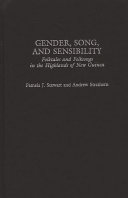 Gender, song, and sensibility folktales and folksongs in the highlands of New Guinea /