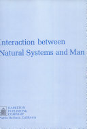 Environmental geoscience: interaction between natural systems and man /