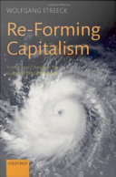 Re-forming capitalism institutional change in the German political economy /