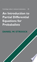 Partial differential equations for probabalists [sic]