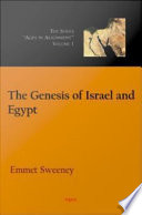 The genesis of Israel and Egypt