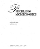 Principles of Microeconomics /