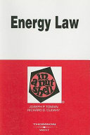 Energy law in a nutshell /