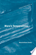 Marx's temporalities