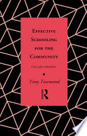 Effective schooling for the community core-plus education /