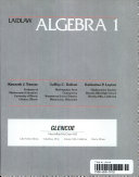 Algebra 1 /