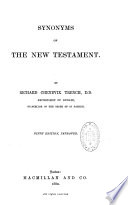 Synonyms of the New Testament /