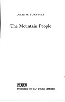 The mountain people /