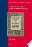 Conrad Summenhart's theory of individual rights