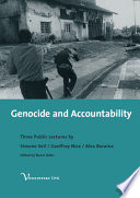 Genocide and accountability three public lectures /