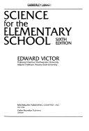 Science for the elementary school /