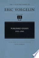 Published essays, 1953-1965