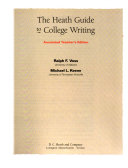 The heath guide to college writing /