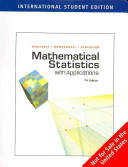 Mathematical statistics with applications /