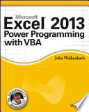 Excel 2013 power programming with VBA