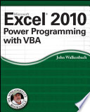 Excel 2010 power programming with VBA